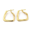 Rack Plating Brass Hoop Earrings for Women EJEW-K263-24G-1