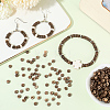 6 Strands Natural Coconut Shell Rondelle Bead Strands COCB-SC0001-02C-3