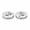 Tarnish Resistant 201 Stainless Steel Pendants STAS-Z001-B-12P-2