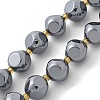 Terahertz Stone Round Beads Strands G-R002-01B-2