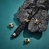4Pcs Brass European Beads KK-HY0004-67AG-4
