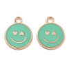 Alloy Enamel Pendants PALLOY-S192-04G-2