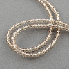 Transparent Glass Beads Strands GLAA-R135-2mm-14-2