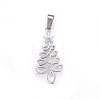 Non-Tarnish 304 Stainless Steel Pendants STAS-P209-45P-1