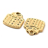Ion Plating(IP) 304 Stainless Steel Charms STAS-Q248-05G-3