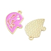 Alloy Enamel Pendants AL-CBA292F-01G-G-2