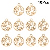 30Pcs Alloy Pendants TIBEP-YW0002-22KCG-1