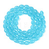 Imitation Jade Glass Beads Strands GLAA-N071-01A-B04-2