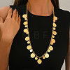 Vintage Alloy Coin Tassel Long Necklaces for Women EV2148-3