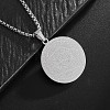Alloy Gothic Seven Archangels Seal Magic Circle Pendant Necklaces for Men WG0D1B4-02-1