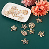 Alloy Rhinestone Pendants PALLOY-TA0002-24LG-4