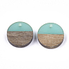 Resin & Walnut Wood Pendants RESI-S358-02E-03-2