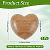 Sandalwood Wooden Heart Display Decorations AJEW-WH20054-222B-2