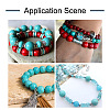 Kissitty 8 Strands 8 Colors Synthetic Turquoise Beads Strands TURQ-KS0001-02-8