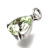 Brass Glass Charms KK-V011-31P-2