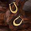 Titanium Earrings Women's Stainless Steel Hoop Earrings WP3075-1