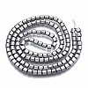 Electroplate Non-magnetic Synthetic Hematite Beads Strands G-T114-61-P-2
