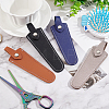 4Pcs 4 Colors PU Leather Hairdressing Scissor Pouch AJEW-FG0002-33-3