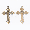 Tibetan Style Alloy Big Pendants RELI-PW0001-056AB-1