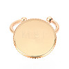 Brass Cuff Ring Findings KK-N276-03B-G-2