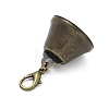 Iron Bell Pendant Decorations HJEW-JM02425-4