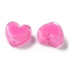 Heart Acrylic Beads TACR-C001-01D-2