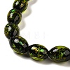 Handmade Dichroic Foil Glass Beads Strands DICH-U001-12A-3