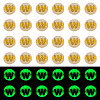 50G Luminous Transparent Acrylic Beads OACR-TAD0001-01W-1