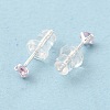 Cubic Zirconia Diamond Stud Earrings STER-M105-01A-S-4