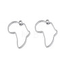 Non-Tarnish Africa Map 201 Stainless Steel Connector Charms STAS-T063-168P-2