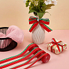 5Rolls 5 Styles Polyester Grosgrain Ribbon OCOR-MA0002-02-4