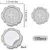 CRASPIRE Adhesive Wax Seal Stickers DIY-CP0009-53B-07-2