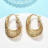 Multilayer Twist 201 Stainless Steel Hoop Earrings EJEW-D354-01G-1