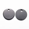 304 Stainless Steel Stamping Blank Tag Charms STAS-H383-04-2
