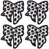 9Pcs Polyester Embroider Thread Iron on/Sew On Patches PATC-CY0001-62-6