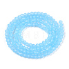 Imitation Jade Glass Beads Strands EGLA-A039-J2mm-D03-3