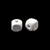 Spray Painted Wooden Beads WOOD-P021-01A-30-3