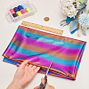 Rainbow Color Polyester Fabric DIY-WH0569-80B-3