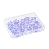 20Pcs Transparent Spray Painted Glass Beads GLAA-FS0002-40C-6