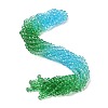 Transparent Painted Glass Beads Strands X1-DGLA-A034-T8mm-A17-1