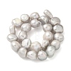 Dyed Natural Cultured Freshwater Pearl Beads Strands PEAR-A006-09D-3