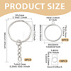 5Pcs 304 Stainless Steel Open Back Bezel Pendants STAS-TAD0001-01E-3