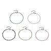 5Pcs 5 Color Glass Rhinestone Tennis Bracelets Set BJEW-JB09735-S-1