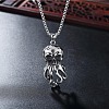 Octopus Skull Alloy Pendant 667 Stainless Steel Box Chain Necklaces for Men FS-WGDB212-01-3