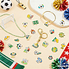 2Bags 2 Styles Alloy Enamel Pendants ENAM-GA0001-25-4
