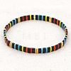 Rainbow Bohemian Style Glass Beads Stretch Bracelets RM1844-27-1