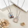 2Pcs Stainless Steel Chain Necklaces NJEW-DR00047-4