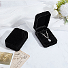 30Pcs Rectangle Velvet Big Pendant Display Boxes CON-GO0001-22-3