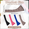 4Pcs 4 Colors Polyester Wig Caps Set DIY-OC0015-18-2
