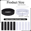10Pcs 2 Colors Polyester Yoga Slastic Headbands OHAR-GF0001-56-2